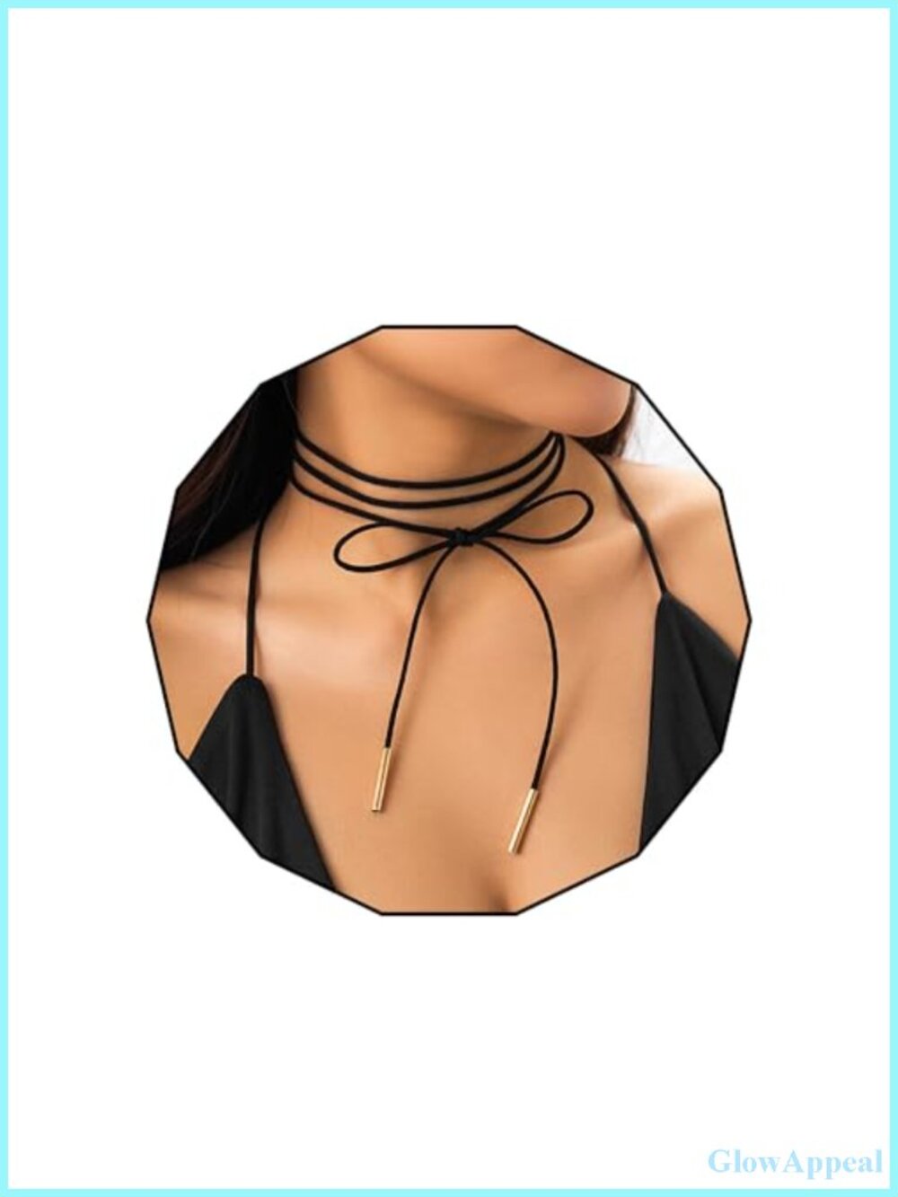 Suede Choker Necklace Adjustable Cord Wrap Minimal Jewelry for Women
